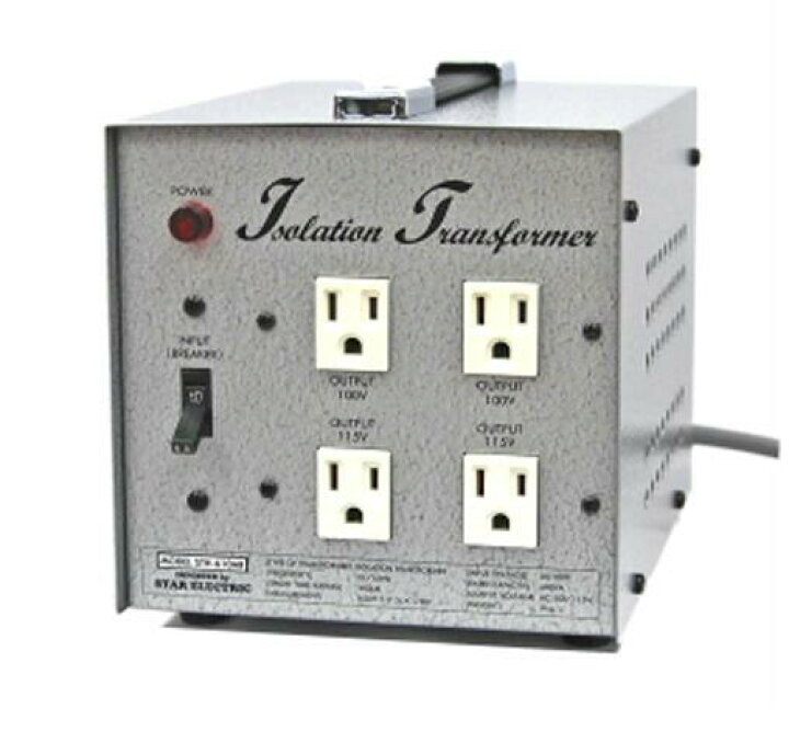 楽天市場】アイソレーション電源トランスギタリスト電源600W100V専用 