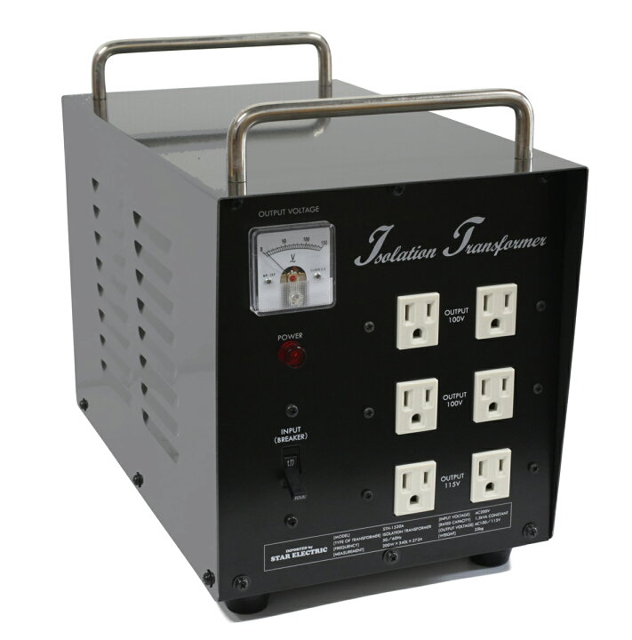 楽天市場】ダウン&アイソレーション電源トランス1500W200V仕様(STH 