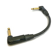 MOGAMI モガミ 2549 エフェクター用パッチケーブル 【長さ】1.0m 【前側プラグ】L型TSフォン金【後側プラ…
