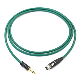 MOGAMI モガミ 2893 ヘッドフォン用ケーブル 【長さ】2.0m【本数】1本【前側プラグ】ミニステレオプラグ【後側プラグ】ミニXLRメス金
