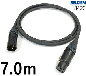 BELDEN �x���f�� 8423 �}�C�N�P�[�u�� �y�����z7.0m�y�{���z1�{�y�O���v���O�zXLR���X���y�㑤�v���O�zXLR�I�X��