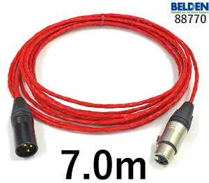 BELDEN �x���f�� 88770 �}�C�N�P�[�u�� �y�����z7.0m�y�{���z1�{�y�O���v���O�zXLR���X��y�㑤�v���O�zXLR�I�X��