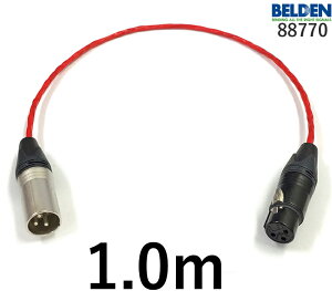 BELDEN �x���f�� 88770 �}�C�N�P�[�u�� �y�����z1.0m�y�{���z1�{�y�O���v���O�zXLR���X���y�㑤�v���O�zXLR�I�X��