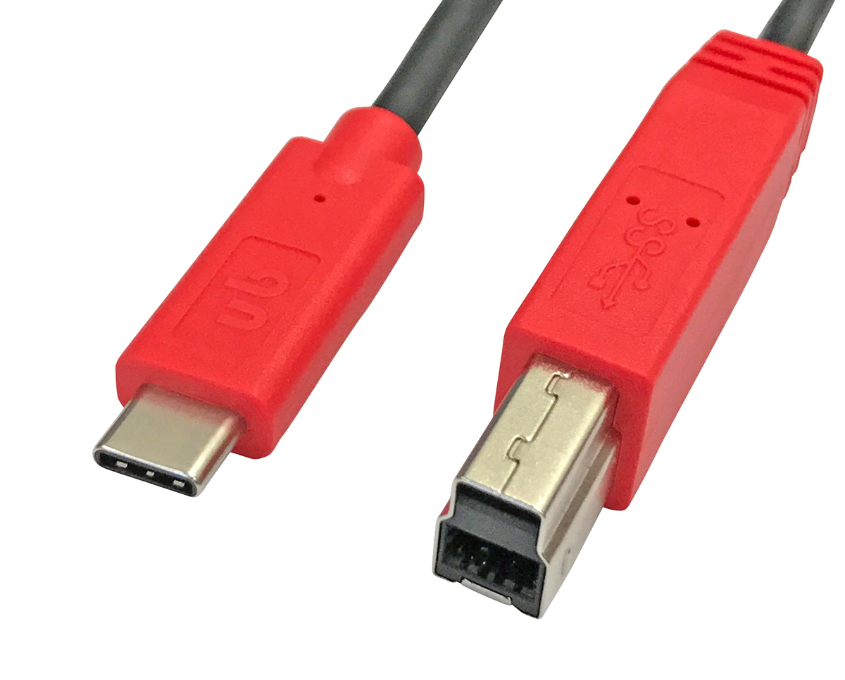 Unibrain(ユニブレイン)<br>USB3.0変換ケーブル<br>Type-C To Type-B<br>50cm<br> PCアクセサリー 
