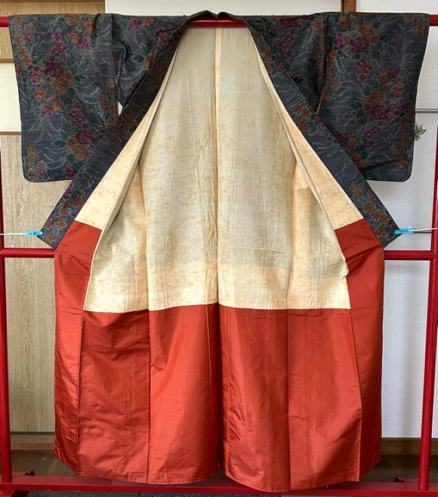 楽天市場】【新古品】花柄大島紬 : きものの美 ゆたかや