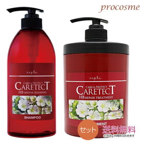 【セット】ナプラ ケアテクトHB リペアシャンプー 750ml+リペアトリートメント 650g