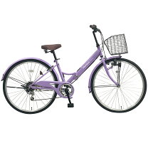 楽天市場】自転車 26インチ（カラーパープル）（シティサイクル 