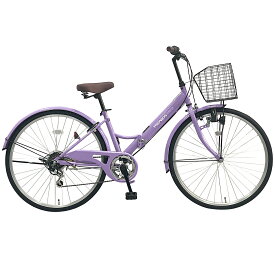 ◆スーパーSALE期間最大P8倍&限定クーポン配布◆高評価★4.2【週間ランキング1位連続受賞】PROVROS シティサイクル 折りたたみ自転車 26インチ 折り畳み シマノ 6段変速ギア ママチャリ シティバイク カゴ・カギ・ライト 付き プレゼント プロブロス P-266