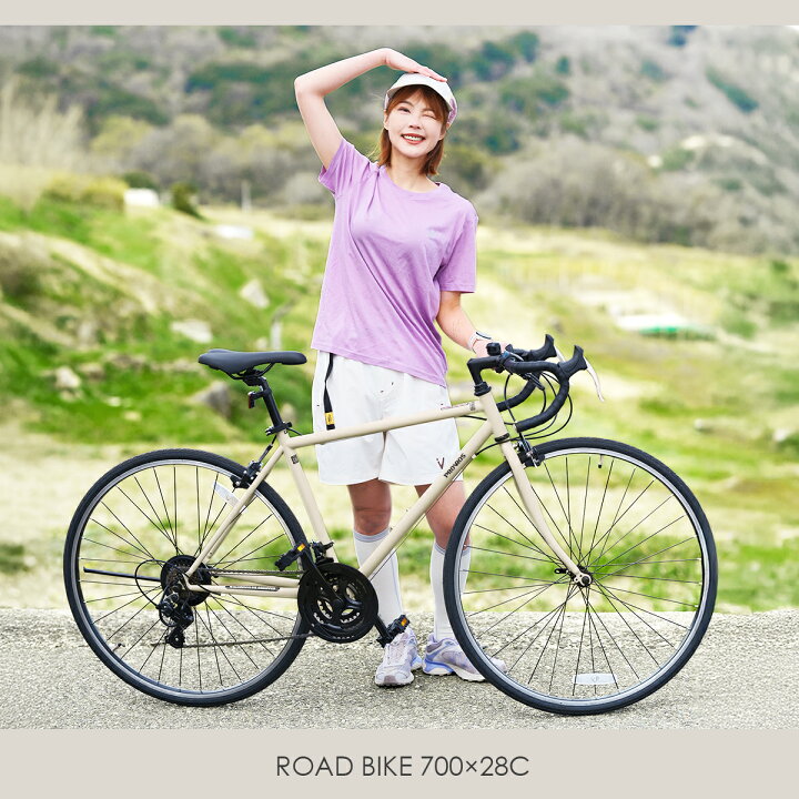 楽天市場】PROVROS ロードバイク 自転車 700×28C シマノ21段変速 ギア 