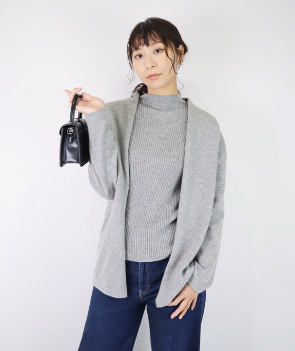 楽天市場】PRODIGAL カシミヤ 100% リブニット 日本製 ハイネック  