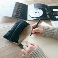 oriamiペンケース:ハイグレードおしゃれ大人女性スリム筆箱かっこいい人気おりあみ薄型黒日本製【プロディガル】