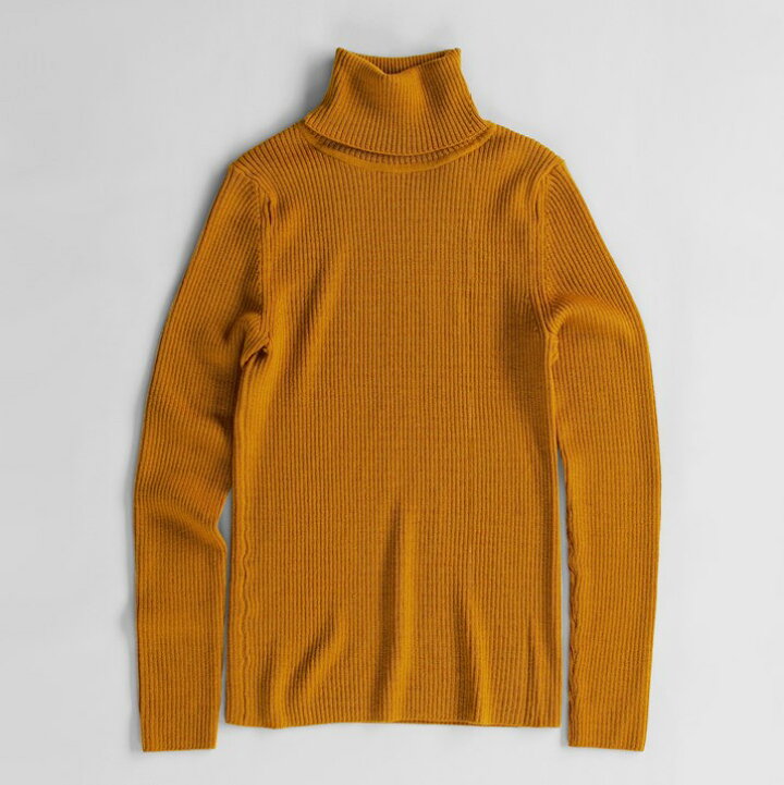 楽天市場】PRODIGAL ウール 100% リブニット タートルネック 長袖  