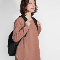 レディースプルオーバー日本製オーガニックコットンニットワッフル長袖フリーサイズプロディガルオーガニックコットンプルオーバー