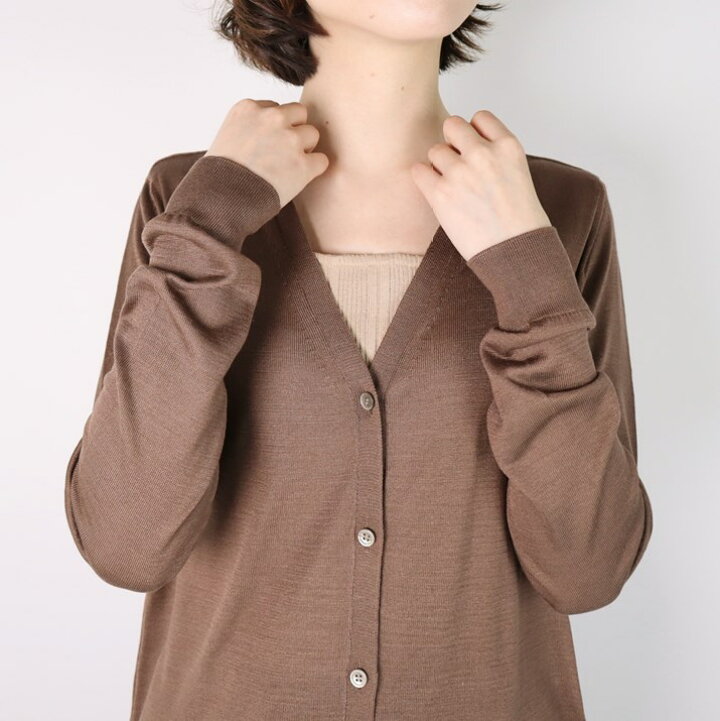 楽天市場】PRODIGAL 洗える シルク100％ カーディガン ニット 日本製  