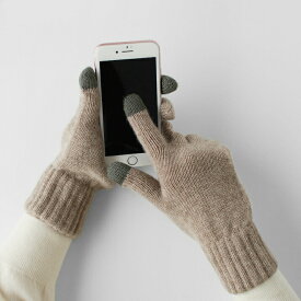PRODIGAL 手袋 レディース メンズ 日本製 スマホ対応 秋 冬 スマホ スマートフォン対応 シンプル あったかい カシミア 防寒 五泉ニット カシミヤ100％スマホ手袋