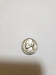 アメリカ銀貨 ウォータイム 1枚 1949年 ジェファーソン 5セント アンティークコイン 外国硬貨 古銭 Silver Coin 本物保証
