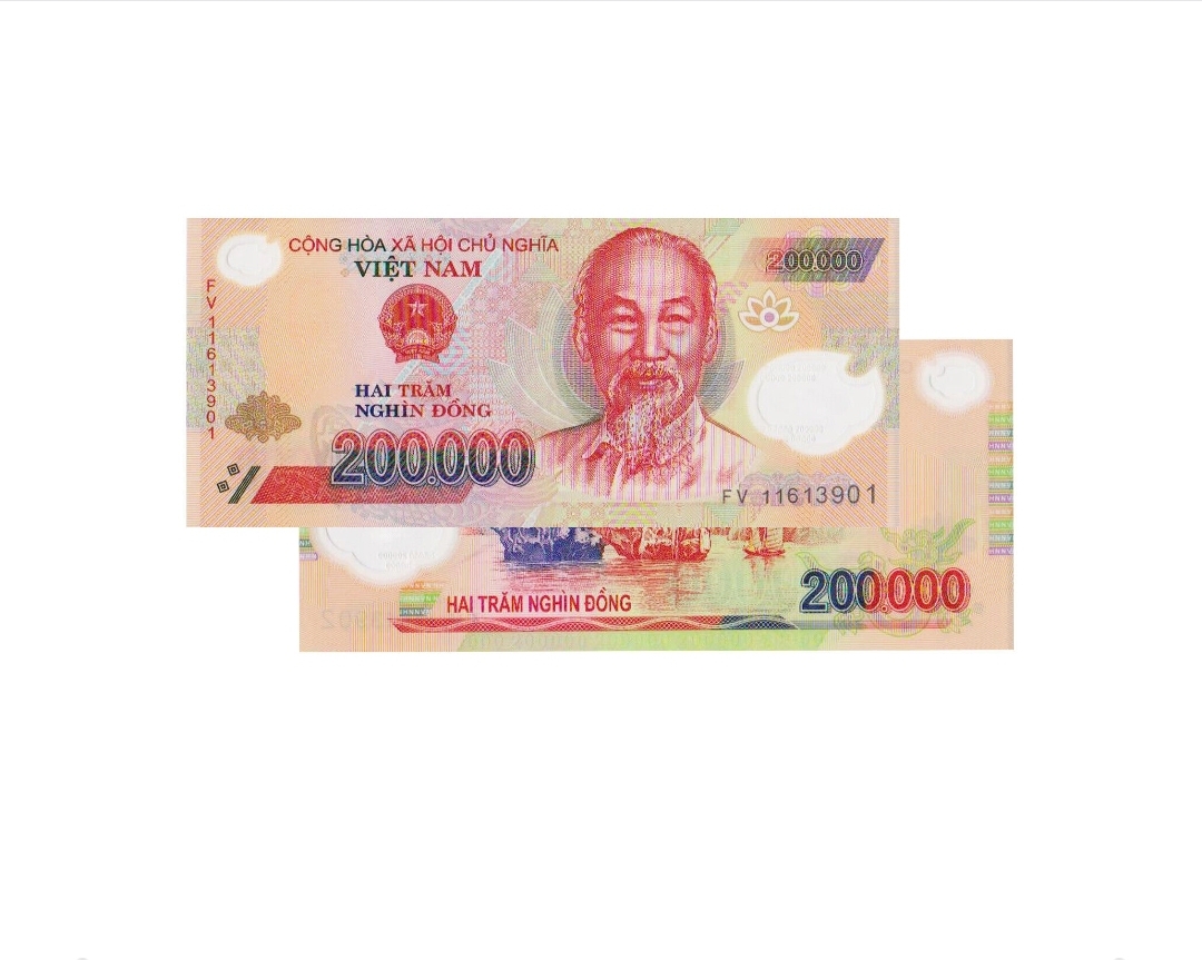 楽天市場】【保証書付き】 ベトナムドン 200,000ドン 1枚 5枚【2万～10