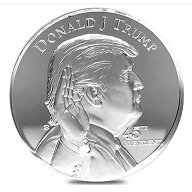 【純銀 99.9％】 純銀コイン 「ドナルド・トランプ 大統領」1オンス 銀 トランプ コイン 純銀 メダル 銀…