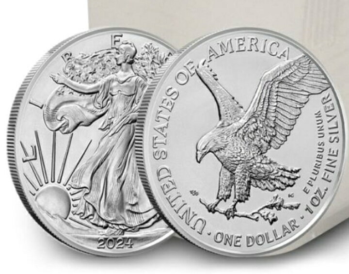 楽天市場】【新品】純銀コイン 「アメリカ イーグル銀貨」 1オンス 1枚  