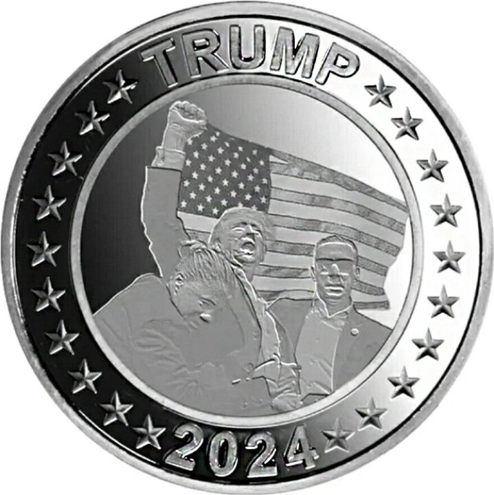 レア ）トランプ大統領 1オンス 大型カラー銀貨 ホワイトハウス｜Yahoo 
