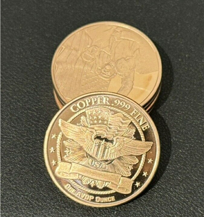 楽天市場】純銅コイン 「トランプ FIGHT!」 1オンス 純銅 銅貨 