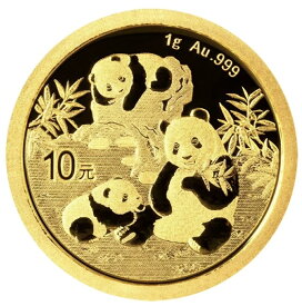 【新品】 金貨 1g コイン 中国 「パンダ」 金 1g 純金 コイン 金コイン 24金 品位：K24(99.9％) 純金メダル ゴールド 2025年 Gold Coin
