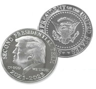 【合金】 レプリカ トランプ大統領 記念コイン シルバー 銀 メッキ アンティークコイン シルバー 1オンス…