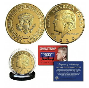 �y�����z ���v���J �g�����v�哝�� �L�O�R�C�� ���g�����v �V���o�[ �� ���� �����b�L �R�C�� 1�I���X 2020�L�[�v�A�����J�O���[�g��45��哝�� 24K�S�[���h�N���b�h�g���r���[�g�R�C��