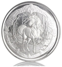 【新品】 純銀コイン 「ユニコーン」 1オンス 純銀 銀貨 品位99.9％ 31.1g 2024年 銀 コイン フィジー シルバー コインカプセル入り 品質保証書付