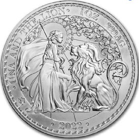 2022年 セントヘレナ 「ウナとライオン」 エリザベス女王 イギリス 1オンス シルバー 銀貨 純銀コイン 銀 記念コイン 純銀99.9％ 31.1g コインカプセル入り 新品 本物保証