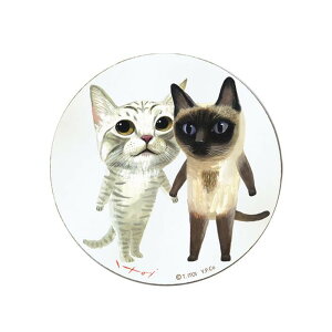 ユーパワー 糸井 忠晴 木製ラウンドアート 同級生(Lサイズ) IT-01517 迫力のまんまるアート。