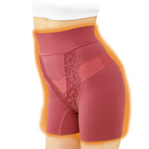 骨盤サポーター 尿漏れ ショーツ あったかメディカルコツバンサポーター ワイン ガードル 骨盤底筋 骨盤補整 骨盤矯正 骨盤サポートショーツ 裏起毛 サポートショーツ【メール便対応】【