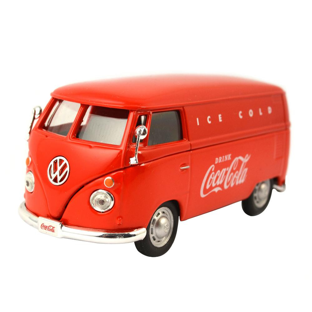 送料無料 どこかレトロで懐かしいデザインのモデルカー クーポンあり Coca Cola コカ コーラ シリーズ 【73%OFF!】 VW バン 永遠の定番 カーゴ 1 Cold' 1962 レッド 43スケール 430004 'Ice