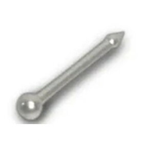 JPS セイフティピアッサー ボディ用 シルバーカラー (純チタン) 鼻用 5S300WTN トラブルの起きにくいファーストピアス【メール便対応】