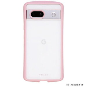 Chrome-CLEAR GooglePixel8a��p�w�ʌ^�P�[�X �s���N�O���[ GP8a-CHC06 GooglePixel8a��p�w�ʌ^�P�[�X�y���[���֑Ή��z