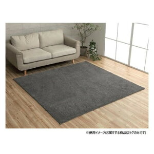 �~�b�N�X�p�C�� ���O ��2�� ��185×185cm �z�b�g�J�[�y�b�g�Ή� �O���[ 3985429 �������ɃA�N�Z���g���v���X�y���������z