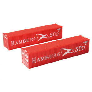 HAMBURG -SUD 40f 海上コンテナ A101-10 Zゲージ用コンテナ。