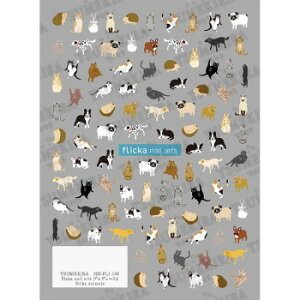TSUMEKIRA(cL) lCV[ flicka nail arts vf[X2 flicka animals NN-FLI-105 AlRAnlY~ɉăETMԓ肵܂y[֑Ήz