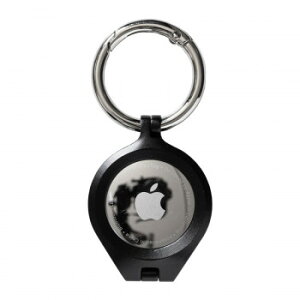 Aluminum Bumper AirTag�P�[�X �u���b�N AT-AB01 �R���p�N�g�ȃf�U�C���y���[���֑Ή��z