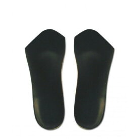 ヘブンリーインソール2　(靴用中敷き)　3/4ソール　ブラック　M 絨毯の上を歩くような履き心地。アーチサポートで足裏快適!【メール便対応】