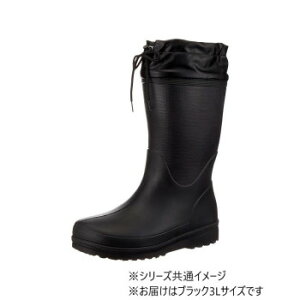 福山ゴム工業 長靴 カルサーワン M-1 3Lブラック AA97500 超軽量発泡ブーツ【送料無料】
