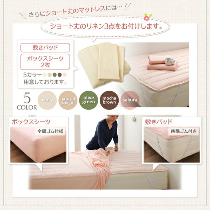 楽天市場】ベッド ホワイト 白 真っ白 かわいい 可愛い 収納ベッド 
