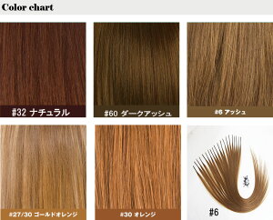 人毛100%チップエクステ20本+チップ40個セット