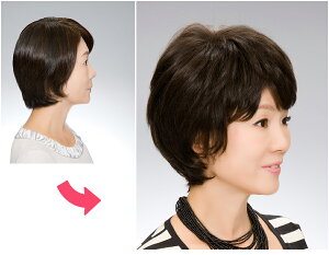 部分かつら女性用LU3704イメージ4