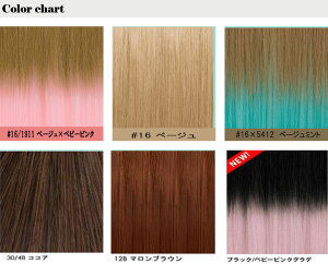 一瞬でロング!!グラデカラーも充実!他店にない色揃え★マジックテープ付ポニーテールストレートエクステウイッグwigツインテールに最適ポニーテール【あす楽対応_関東】【レビューを書いてメール便送料無料】