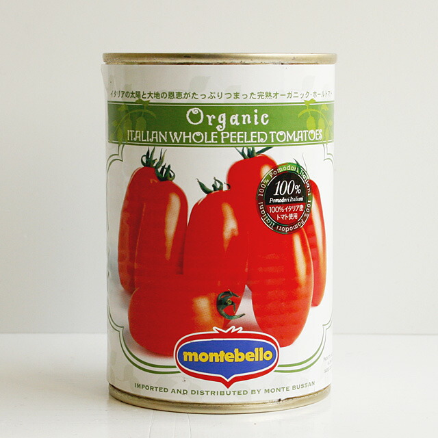 ケース販売 モンテベッロ オーガニックホールトマト 400g×24個