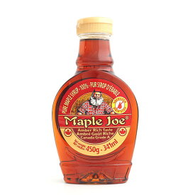 【マラソン限定ポイント5倍】メープルジョー メープルシロップアンバー（リッチテイスト）PET 450g