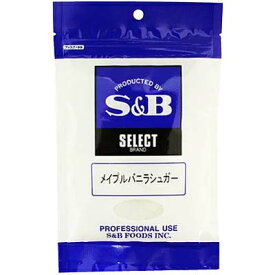 【マラソン限定！ポイント5倍】S&B メイプルバニラシュガー 100g （チャック袋入）