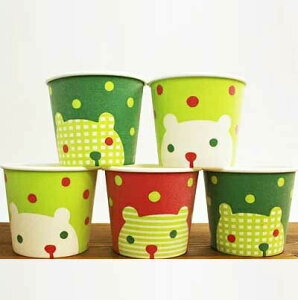 【10/30までポイント5倍】氷カップMシロクマ3色アソート 50個