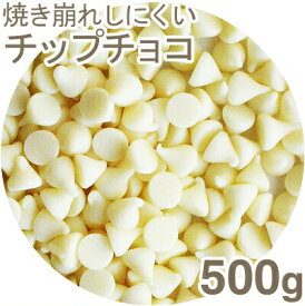 【5/20限定！ポイント5倍】夏季冷蔵 ホワイトチョコチップ6号焼成用 500g